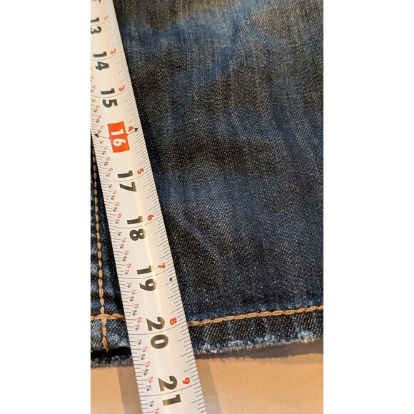 SILVER Jeans SUKI SURPLUS CAPRI Womens W34 (35) Western Denim Dark Wash - Picture 7 of 9